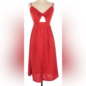 Red summer dresses